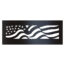 american flag square white