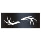 antlers square white